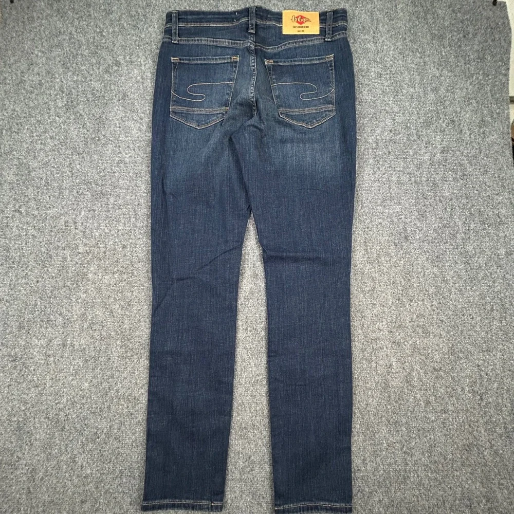 Lee Cooper Aiden Jeans Mens Size 31x32 Dark‎ Blue Slim Fit Denim Pants